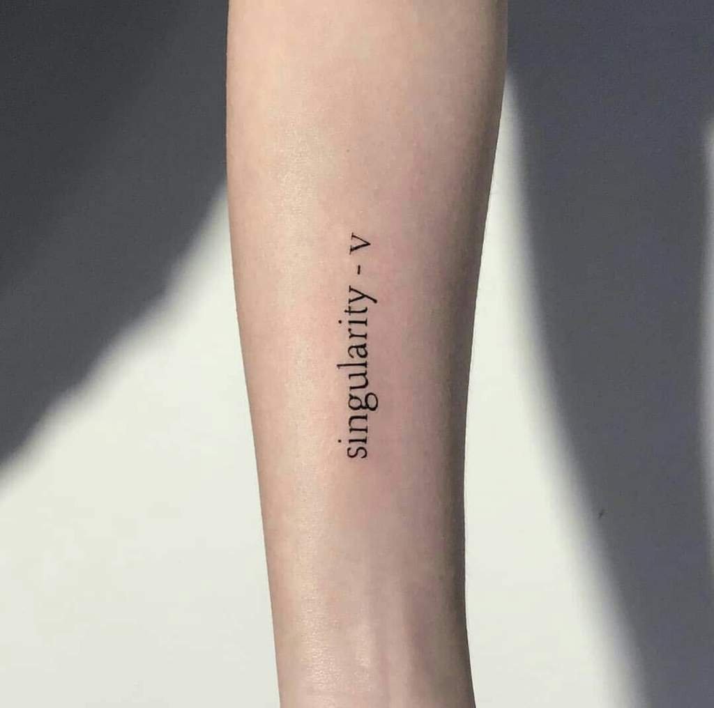 New Bts V Tattoo Bts Amino