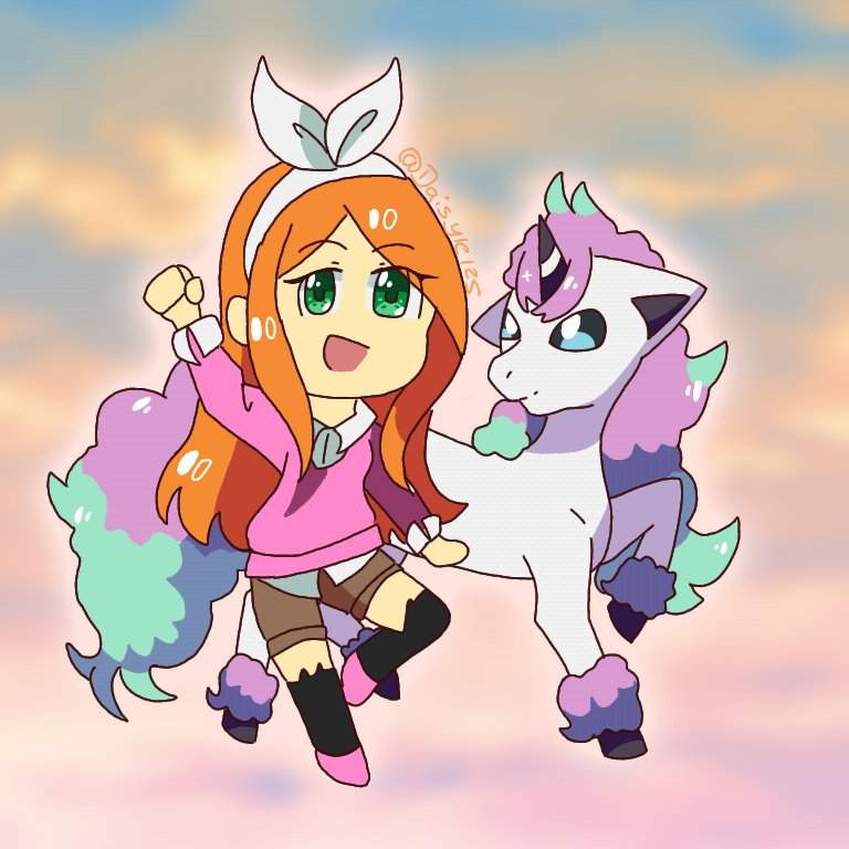 My Oc And Galar Ponyta | Pokémon Amino