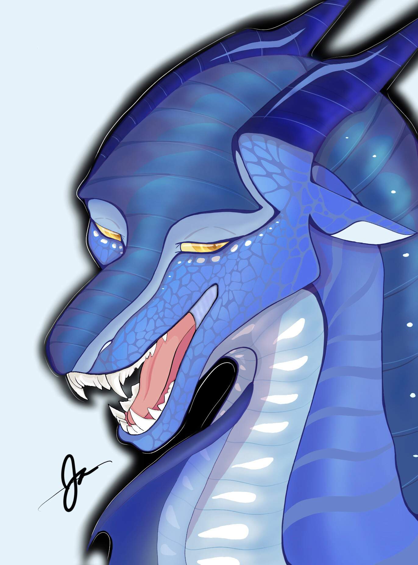 Digital Seawing Headshots Wings Of Fire Amino 8311