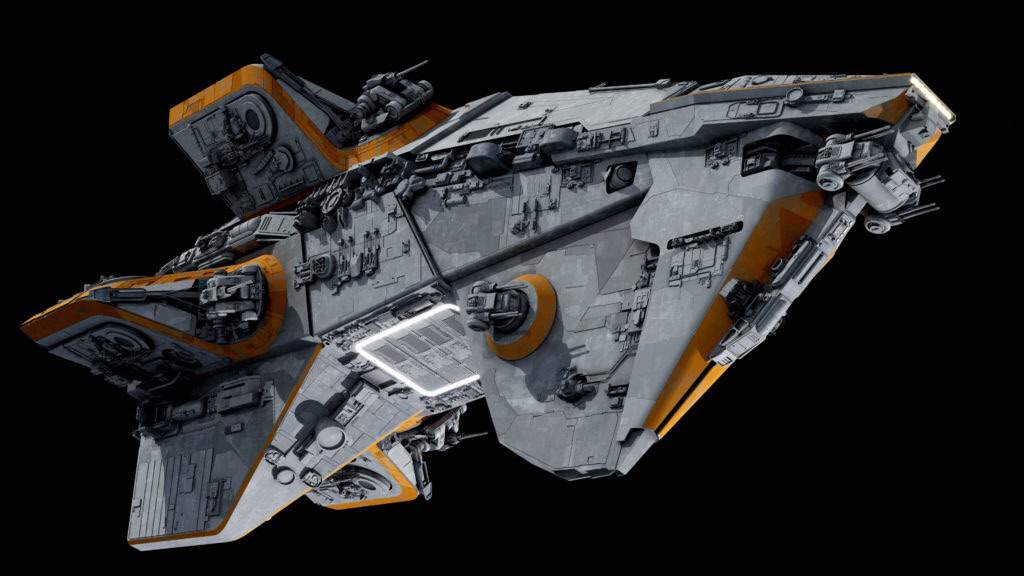 The Mandalorian Ship Model 