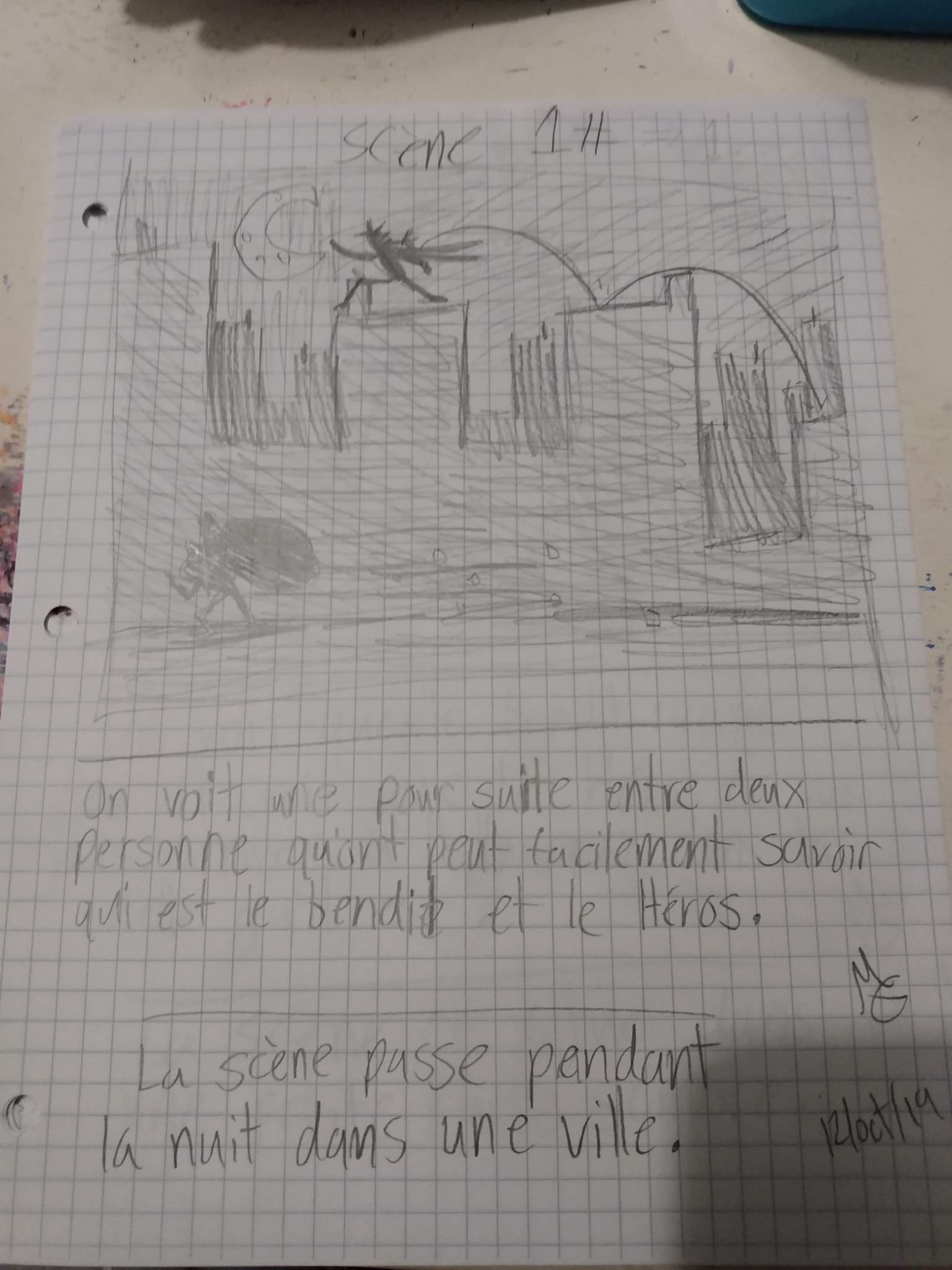 Voici le storyboard de l