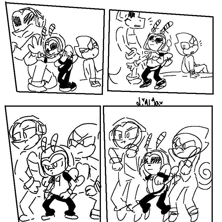 Team Chaotix Torture Dance 