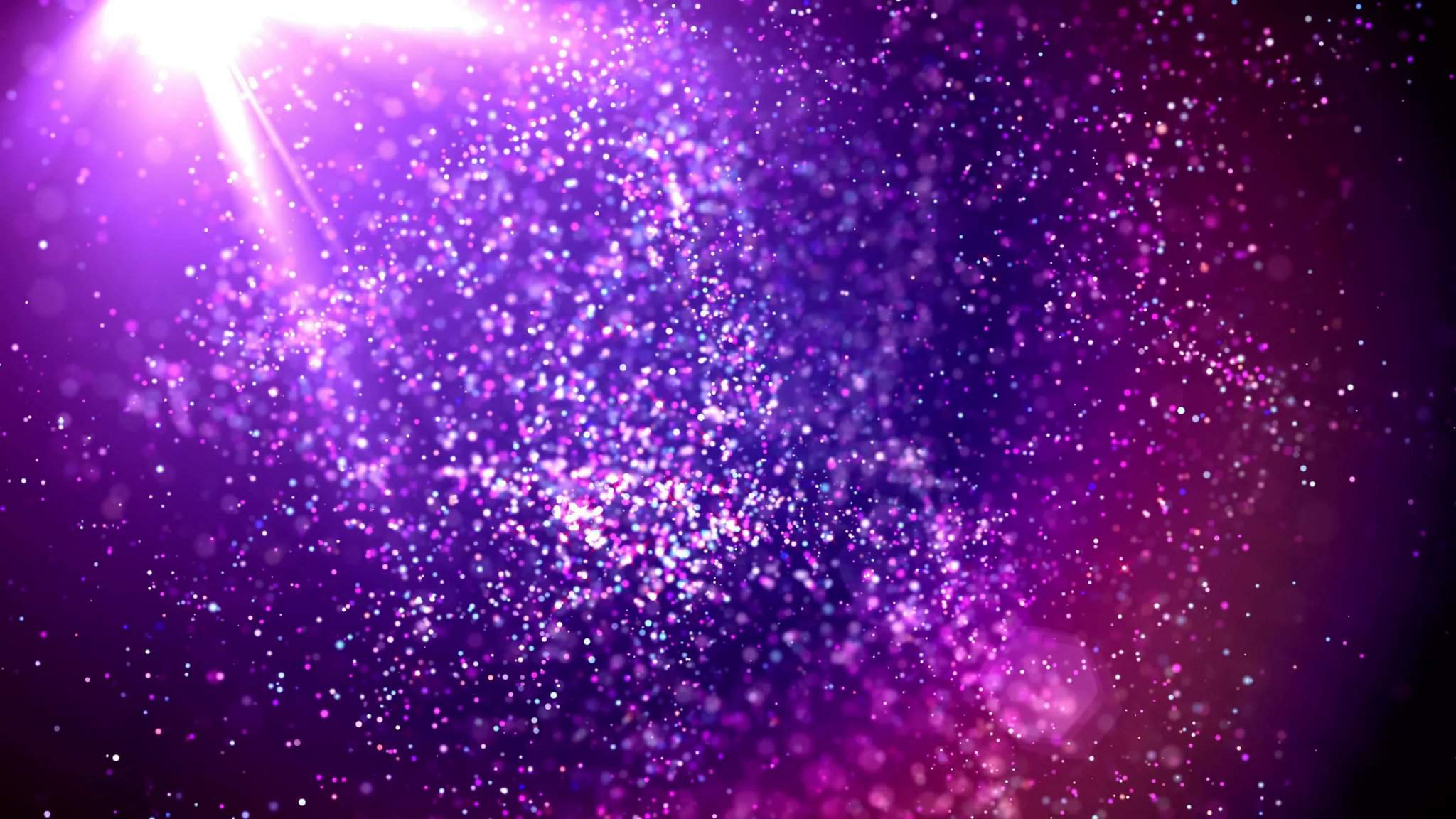 Фиолетовые частицы