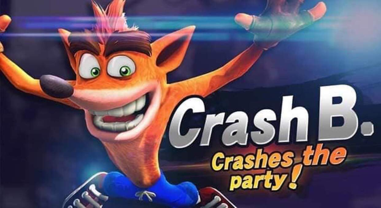 crash bandicoot smash bros