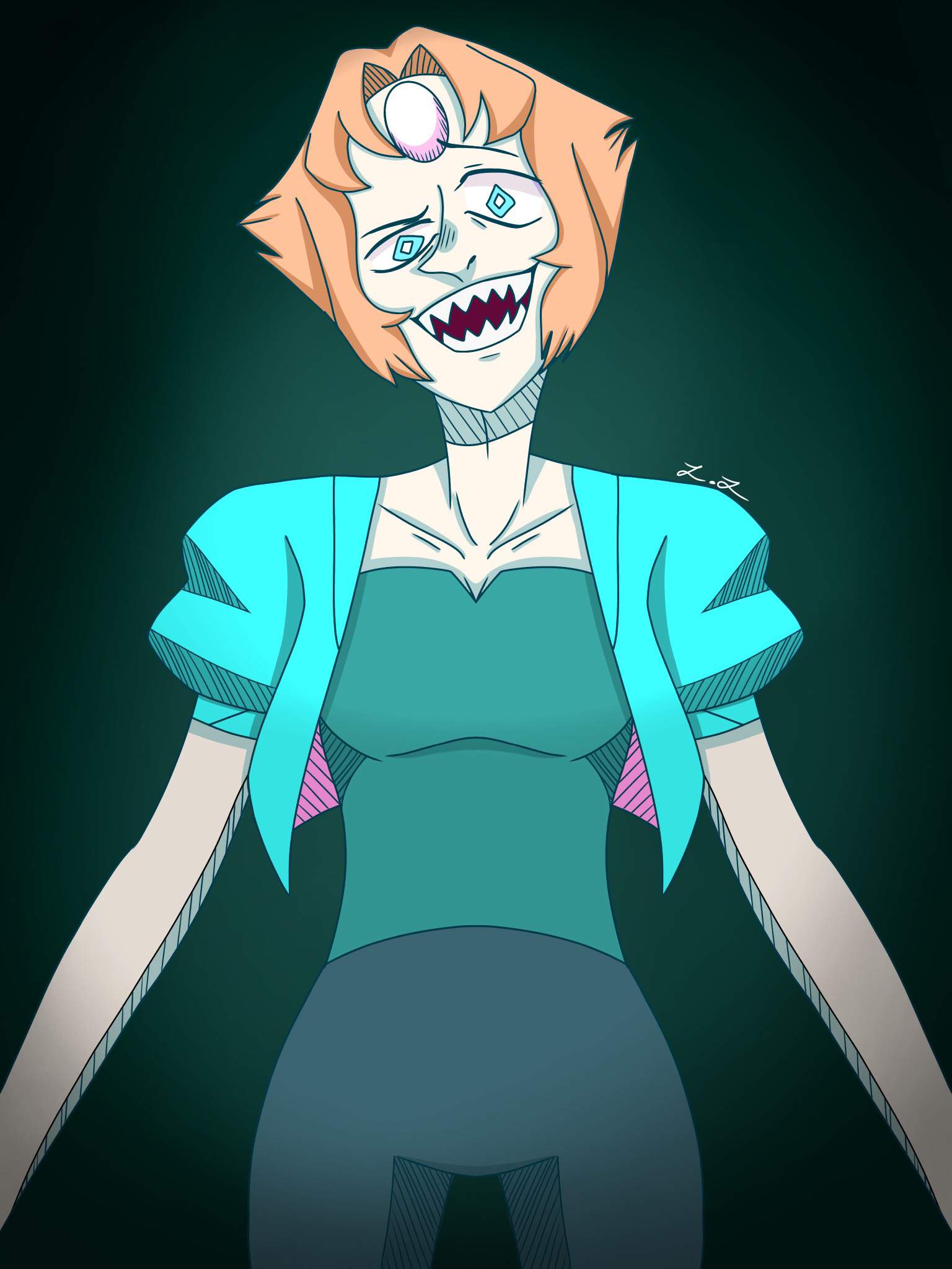 “hello, My Diamond” Just Sum Spooky Scary Evil Pearl Art Here 🙃 Edit 