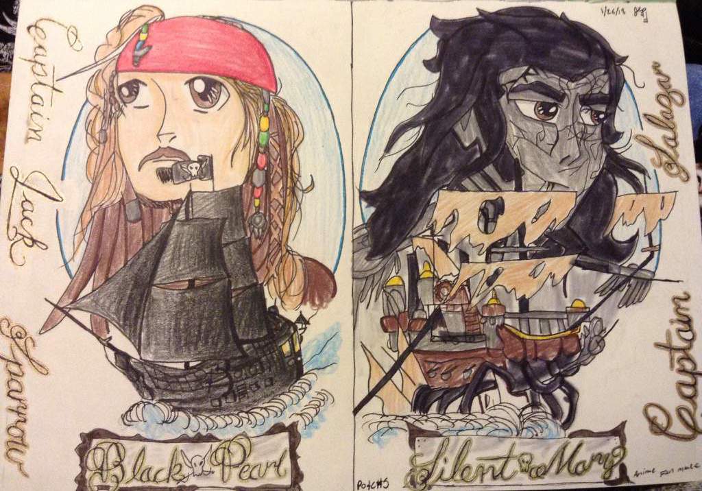pirates of the caribbean anime