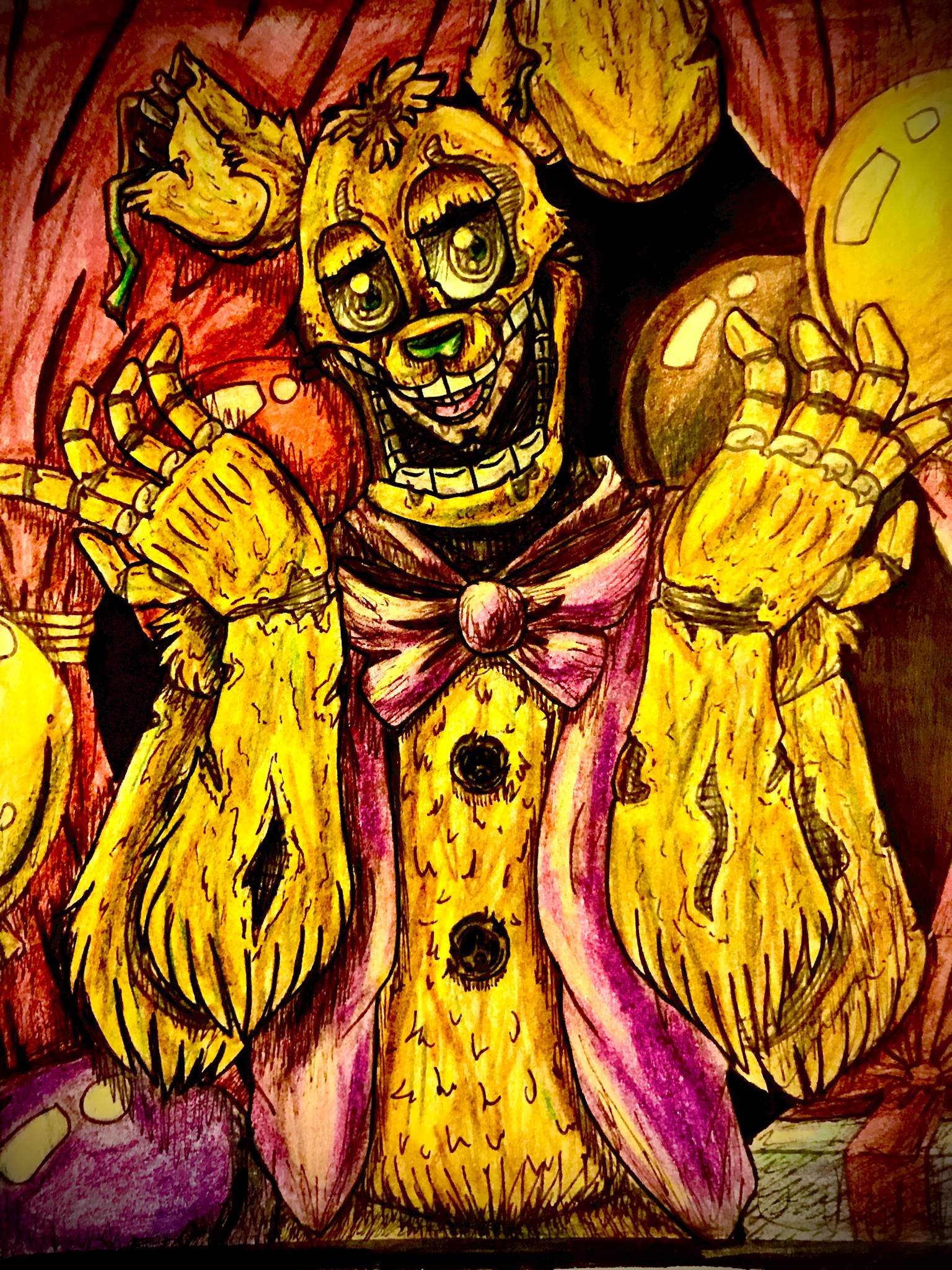 Fnaf 2 Comic Pitch “the One Behind The Mask” Five