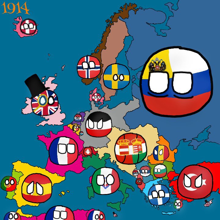 Mapa Europa 1914 Polandball Amino Español Amino 9575