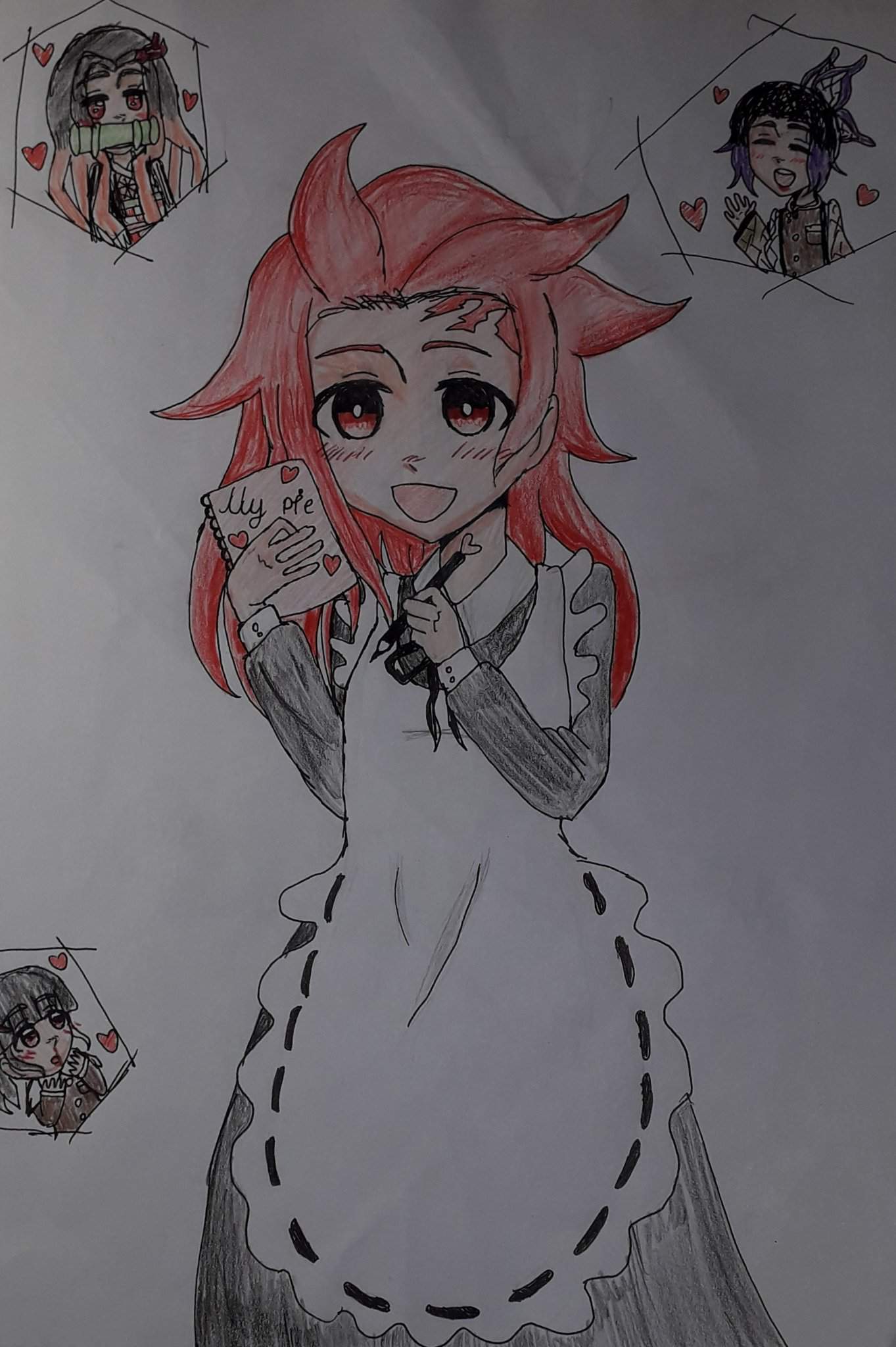 tanjiro maid Demon Slayer Kimetsu No Yaiba Amino