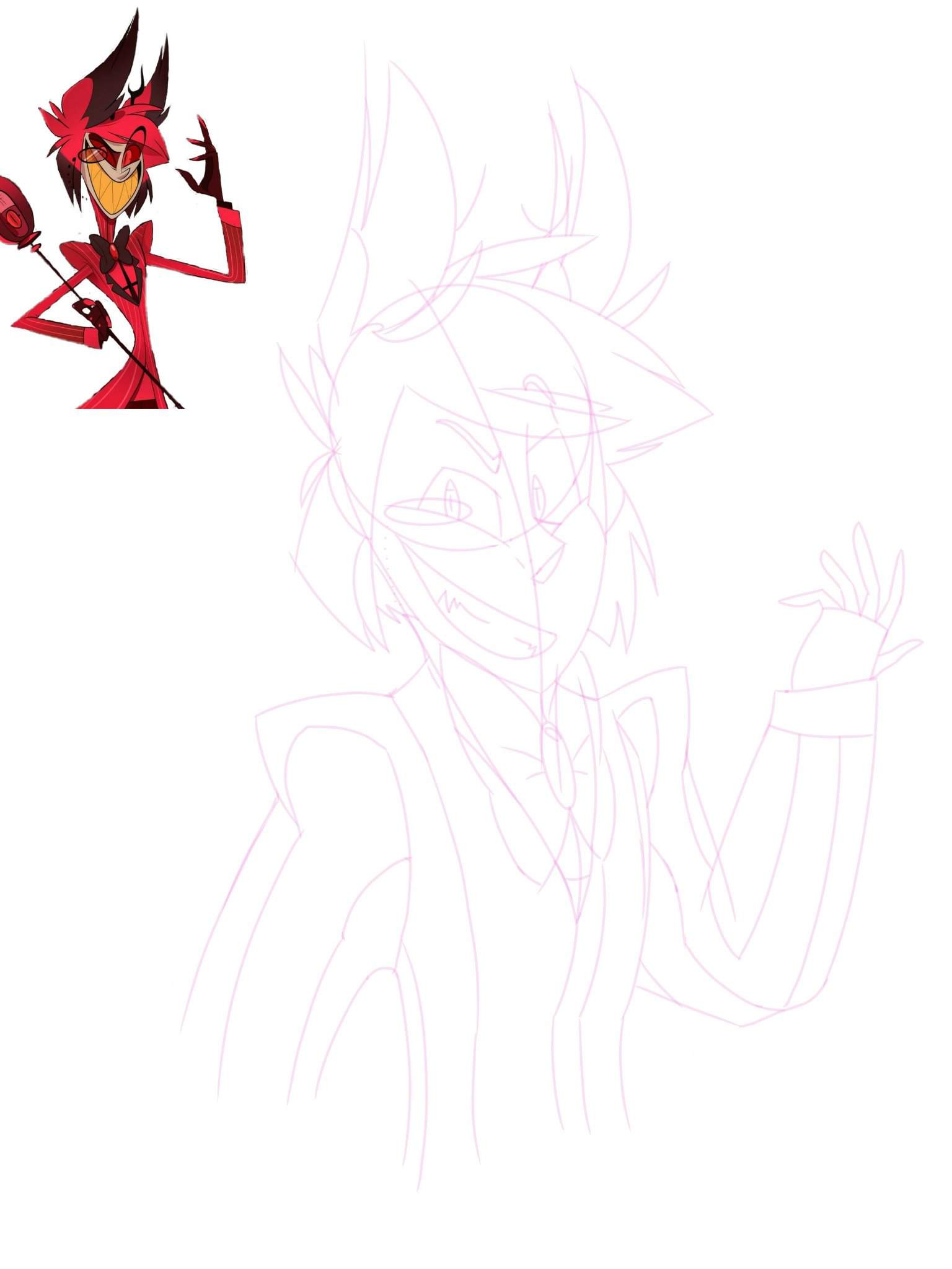 Alastor Wip Hazbin Hotel Official Amino