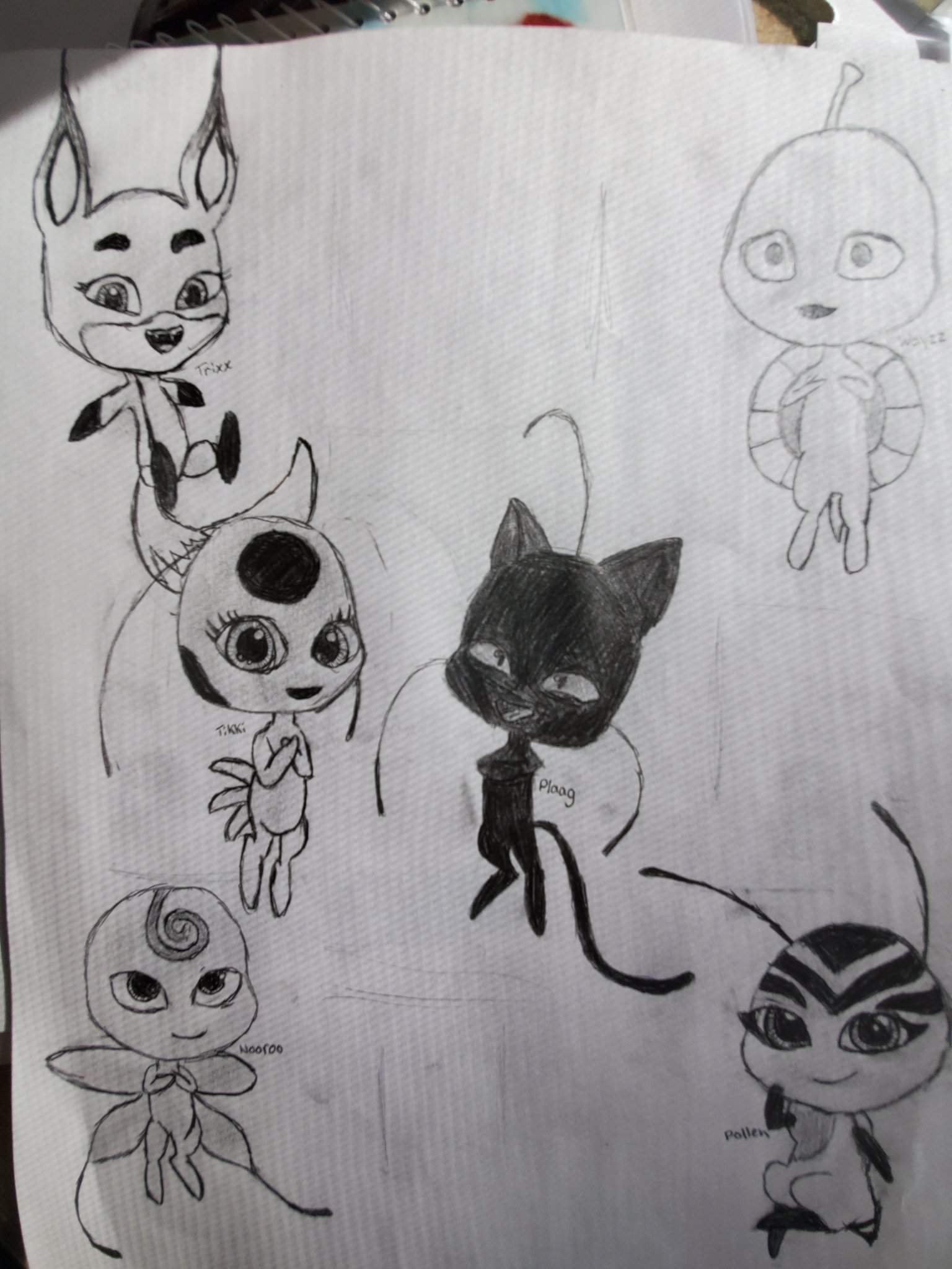 Kwami Drawings | Miraculous Amino