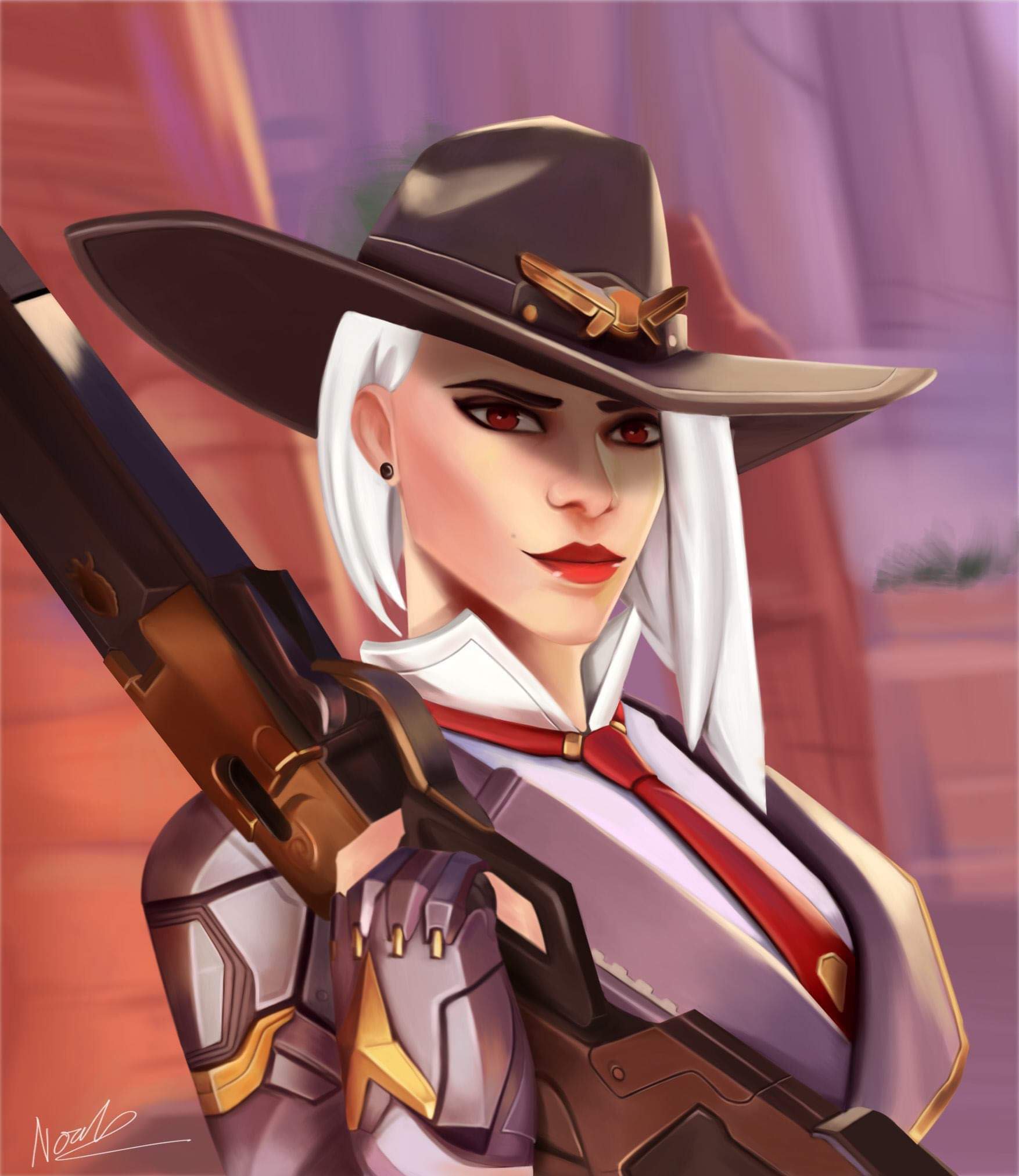 Ashe Fanart Overwatch Amino