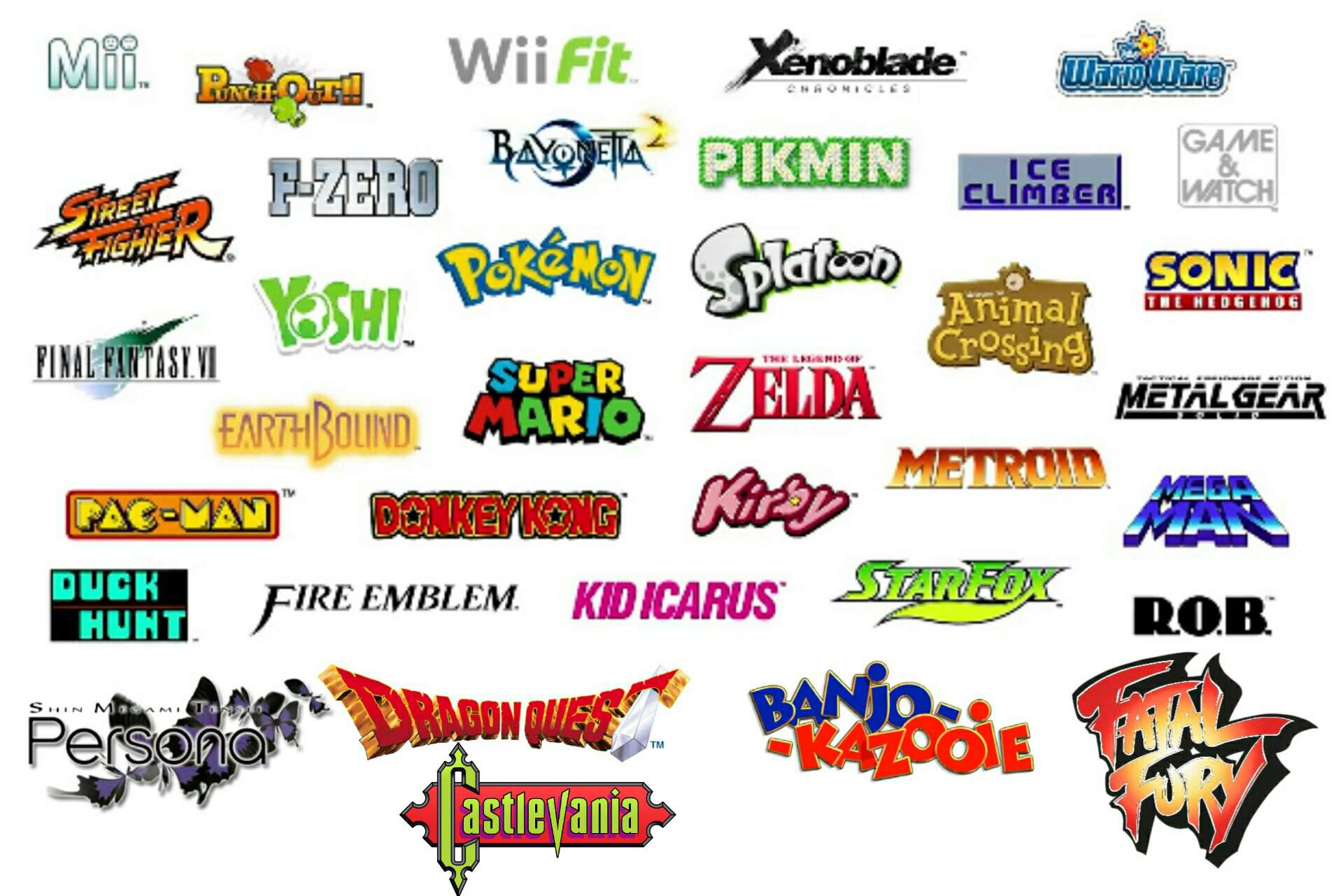 every video game in the world
