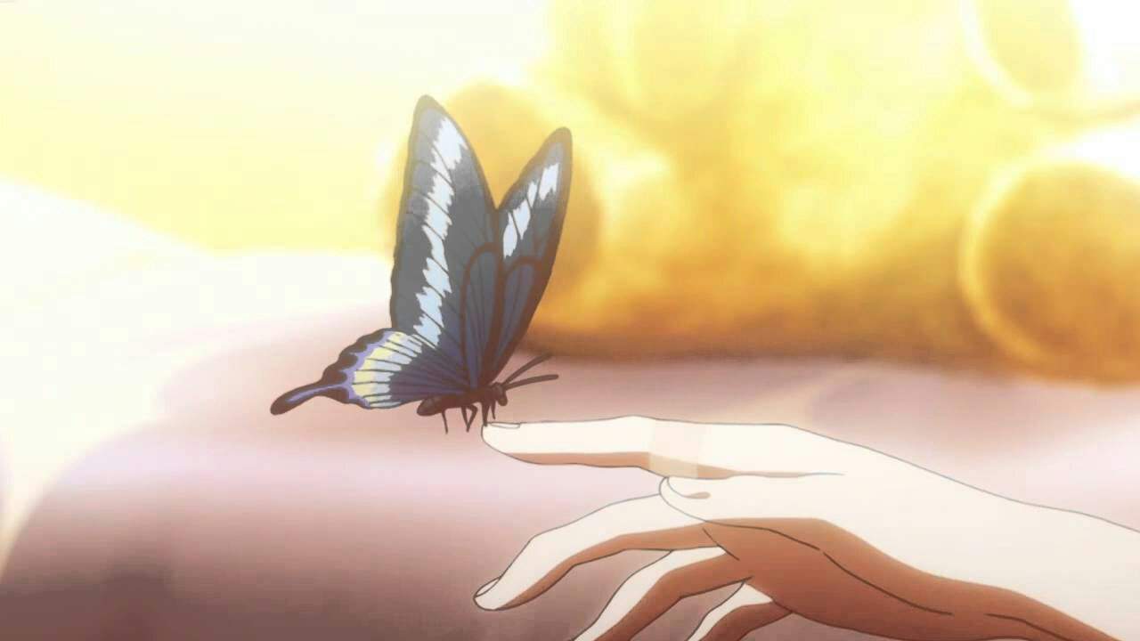 Аниме бабочка