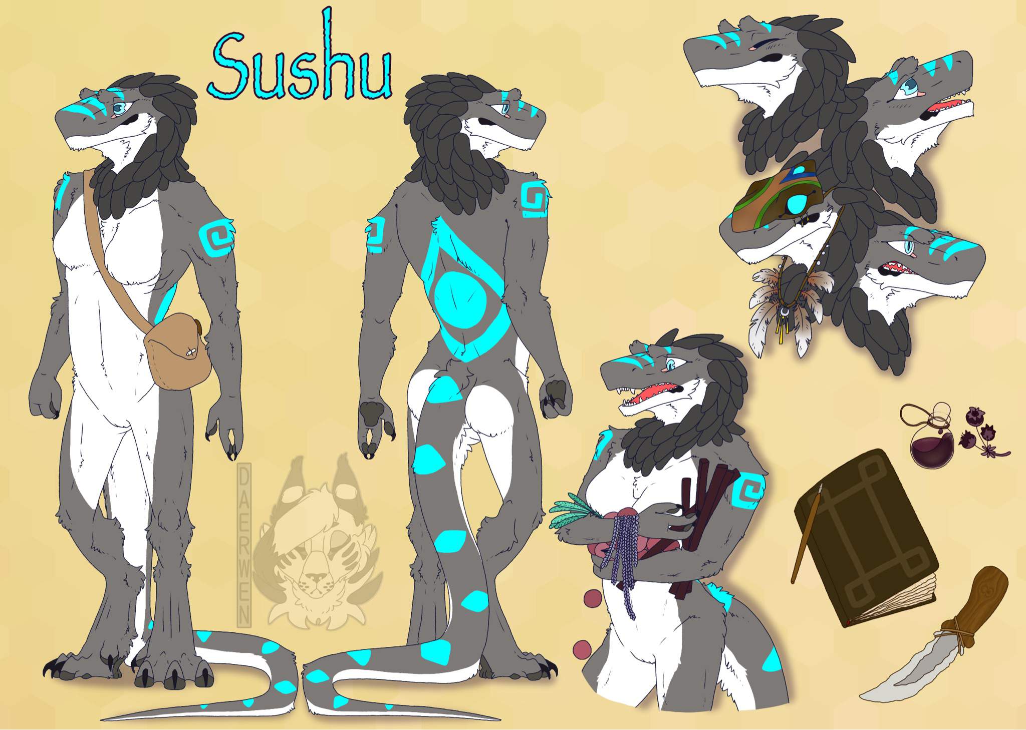 Updated reference sheet | Furry Amino