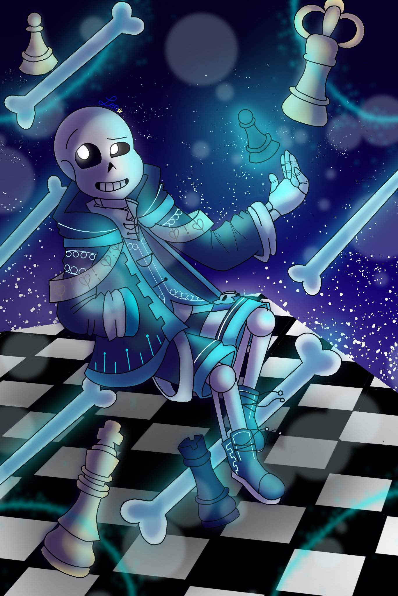 ♟you Cant Win♟ Chesstale Sans Art Ichika Official Amino
