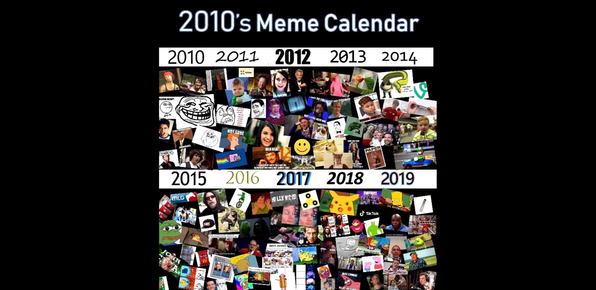 Here's the meme calendar Memes & MoreUwU Amino