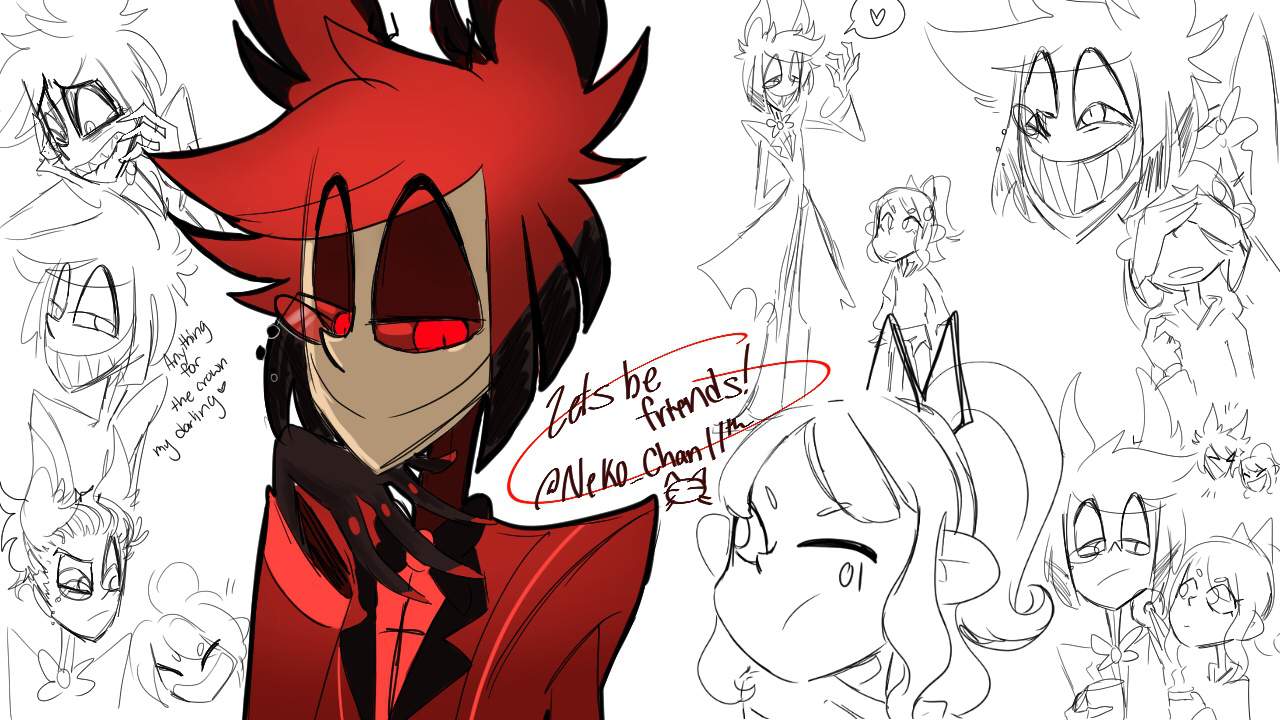 Alastor Doodles Hazbin Hotel Official Amino