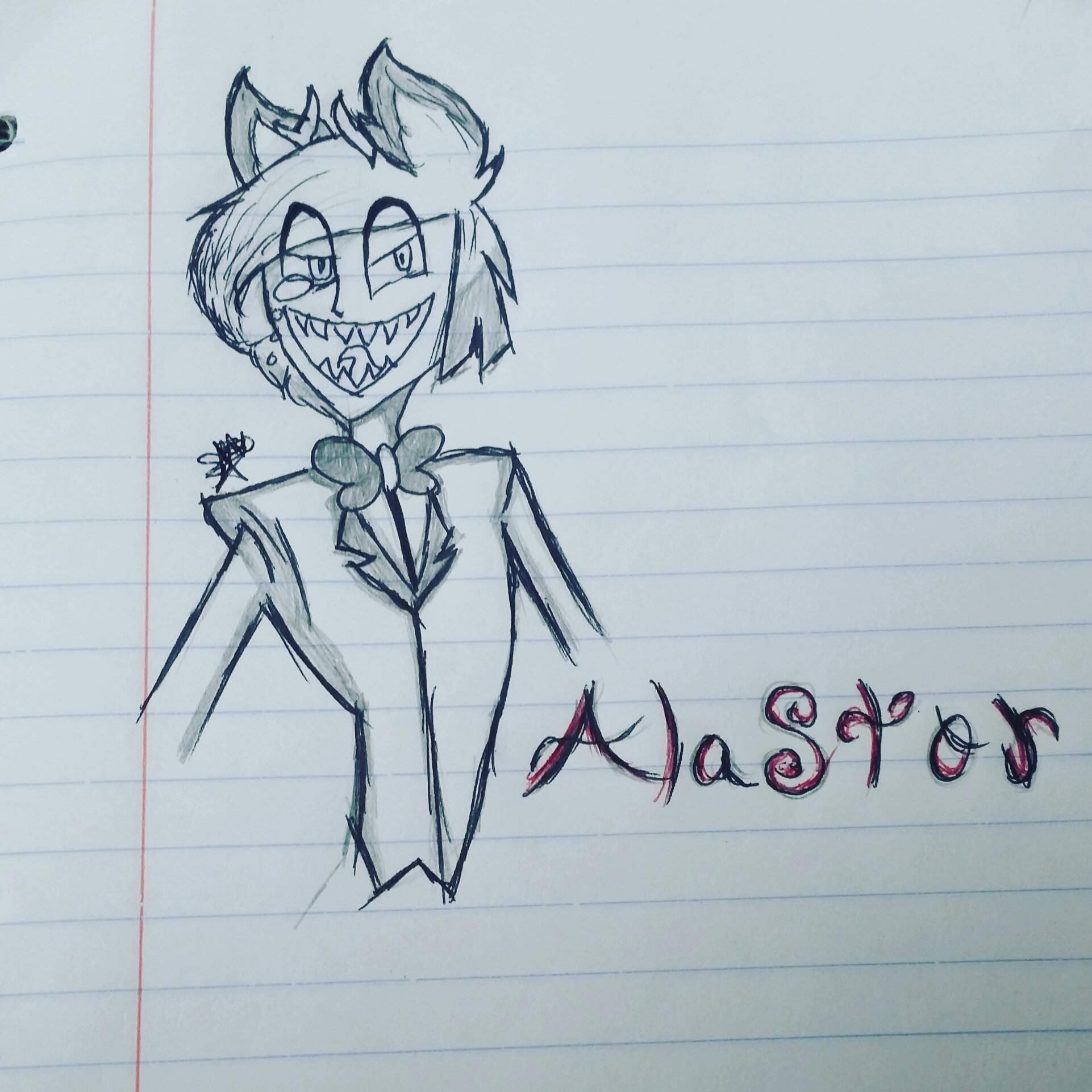 Dibujos De Alastor Y Vaggi Hazbin Hotel Anime Amino