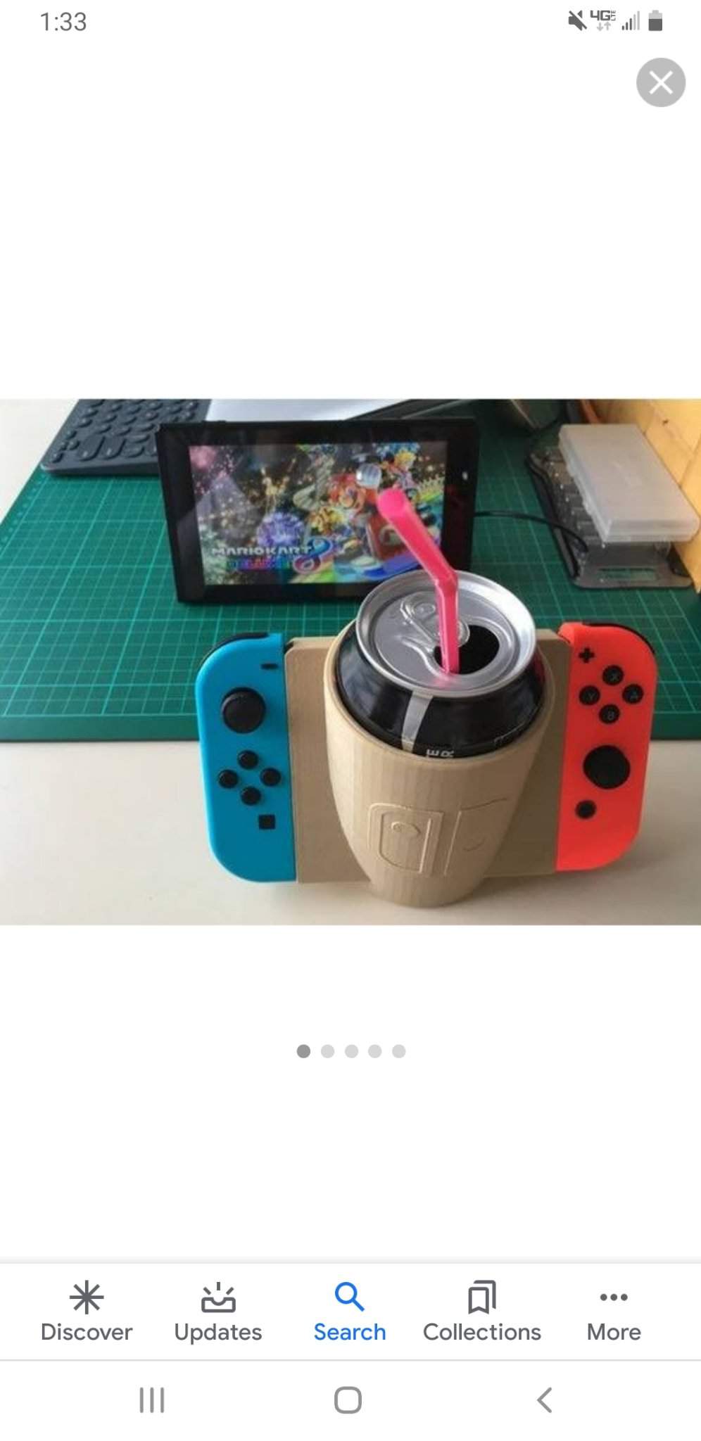 nintendo switch cup holder