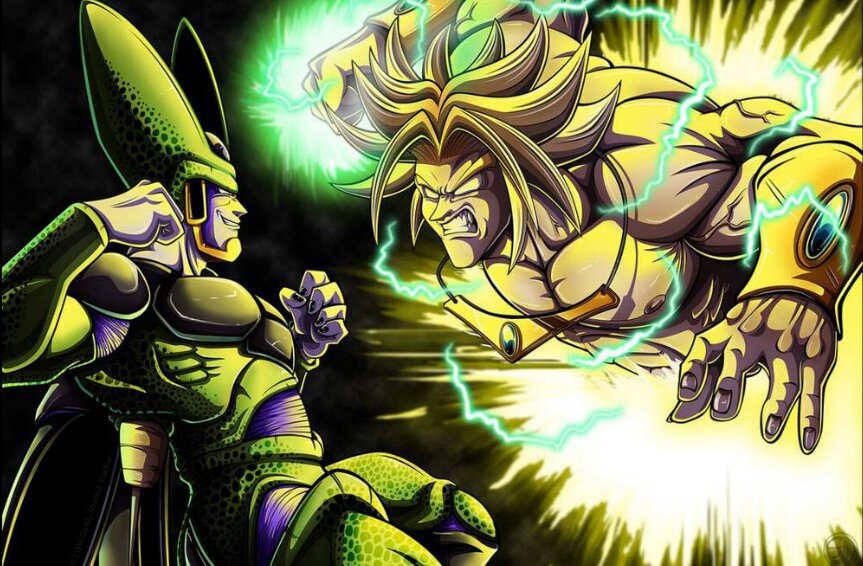 O Lendário Super Sayajin Broly Old Vs Cell Super Perfeito Quem é o