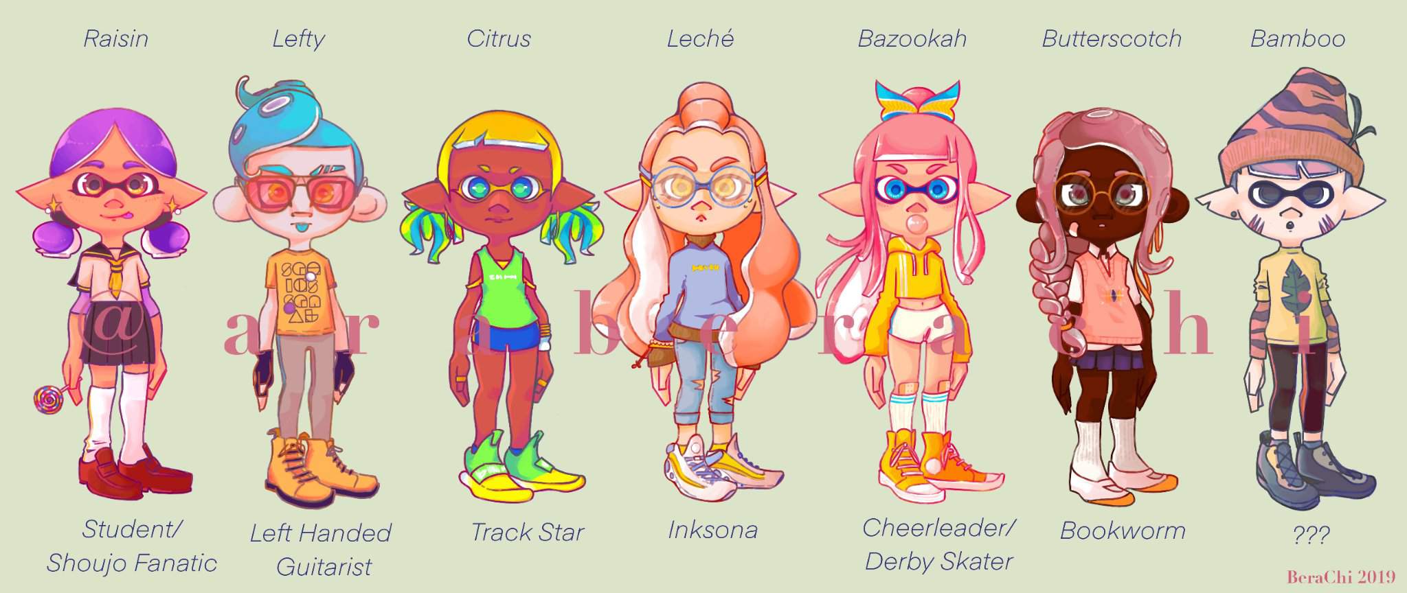 Meet All Of My Splatoon OCs! | Splatoon Amino