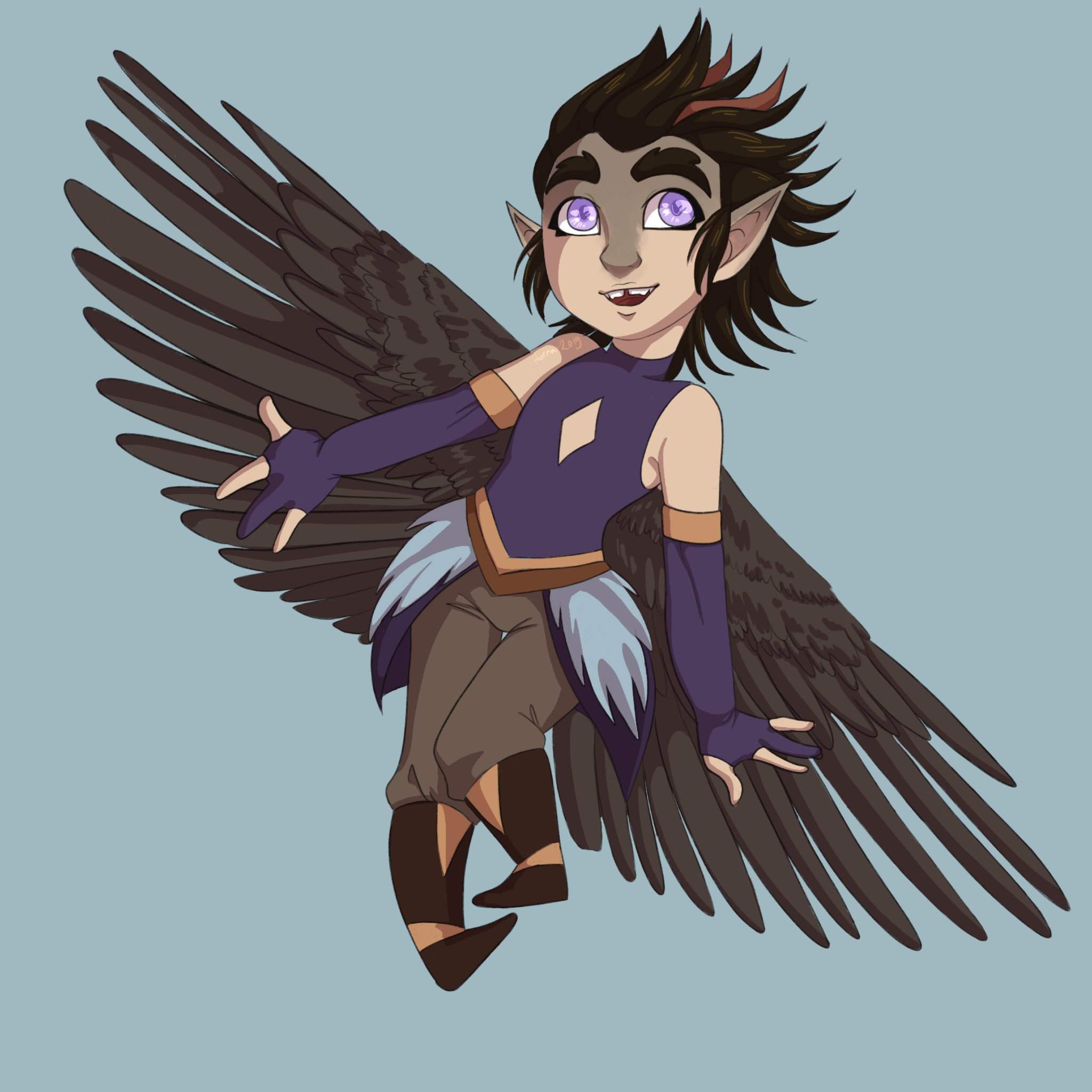 Cici The Crow Winged Skywing Elf Oc The Dragon Prince Amino Amino