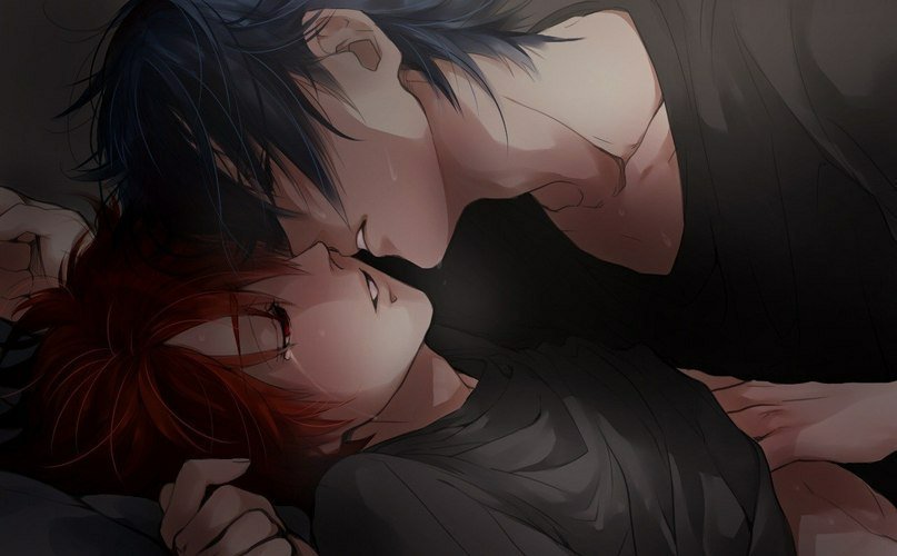 Boy kiss boy anime