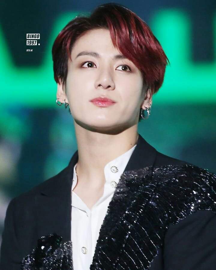 Jungkook in red ARMY's Amino