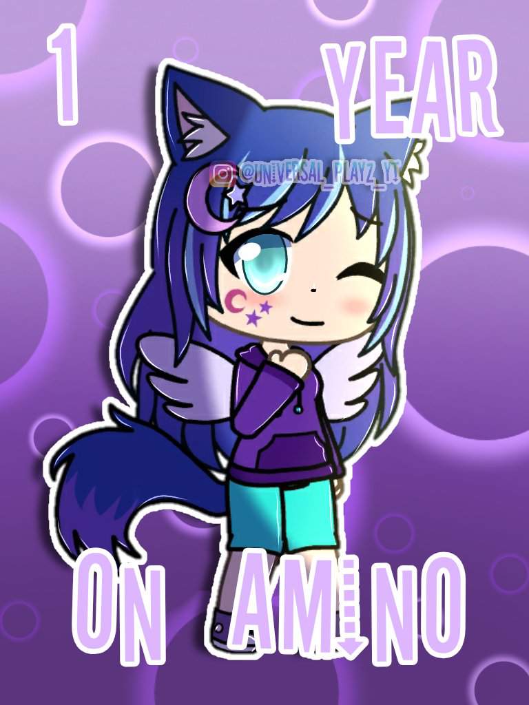 1 Year On Amino Commissions Gacha Life Amino