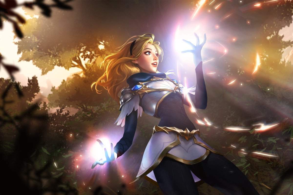 league of legends lux statue