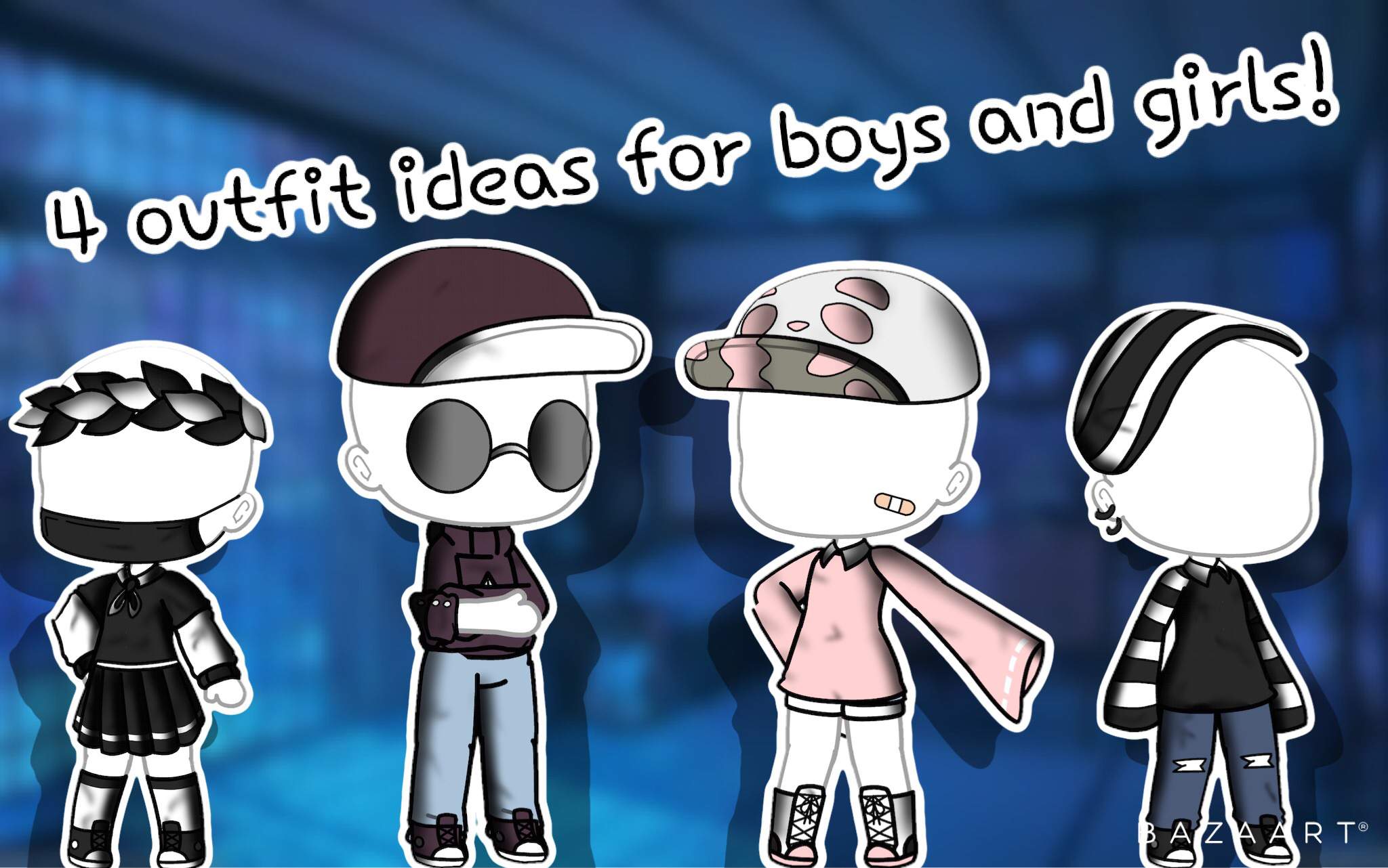 4 Aesthetic Outfit For Boys And Girls Gacha Life Amino.