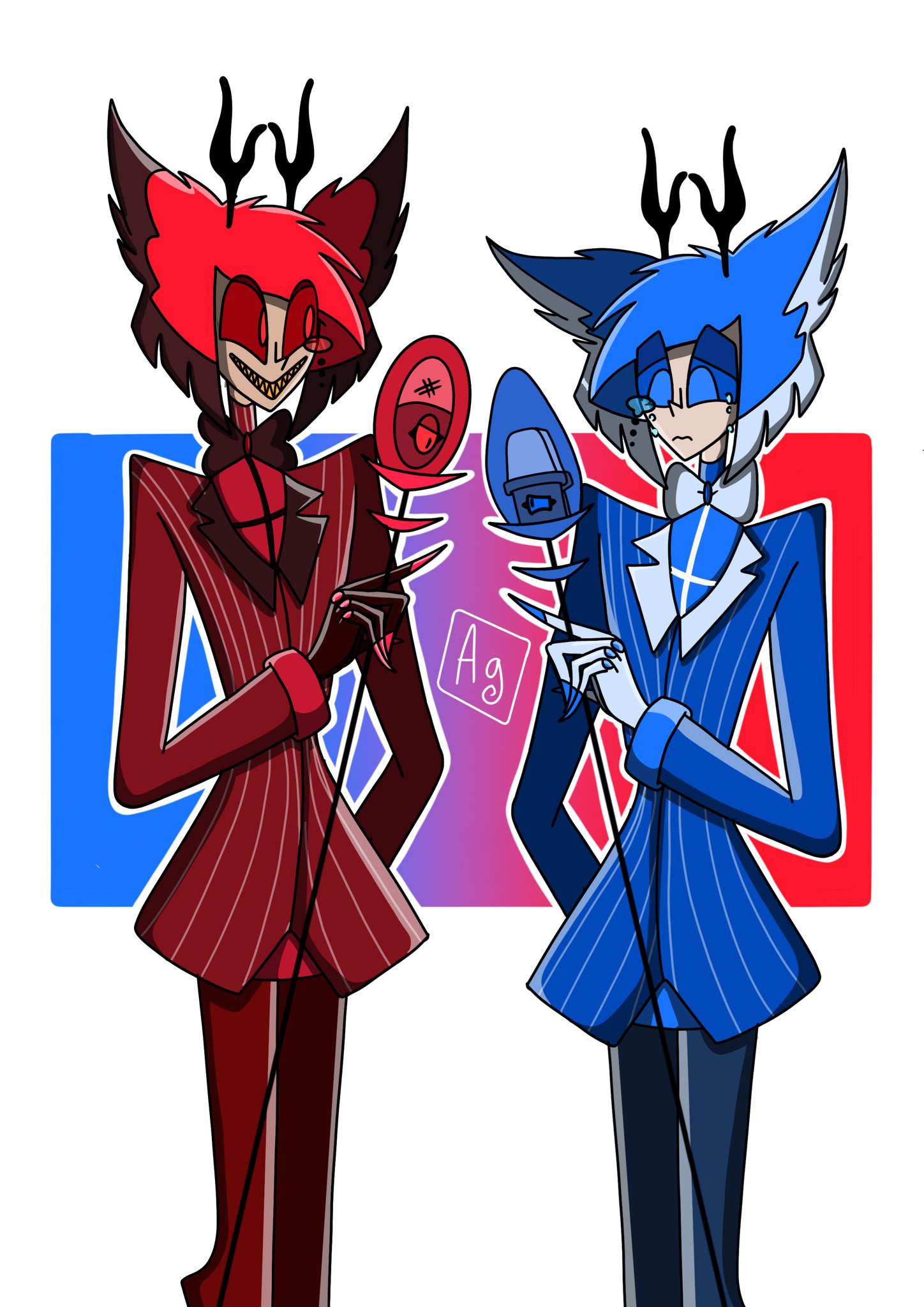 2P Alastor and Alastor Hazbin Hotel (official) Amino.