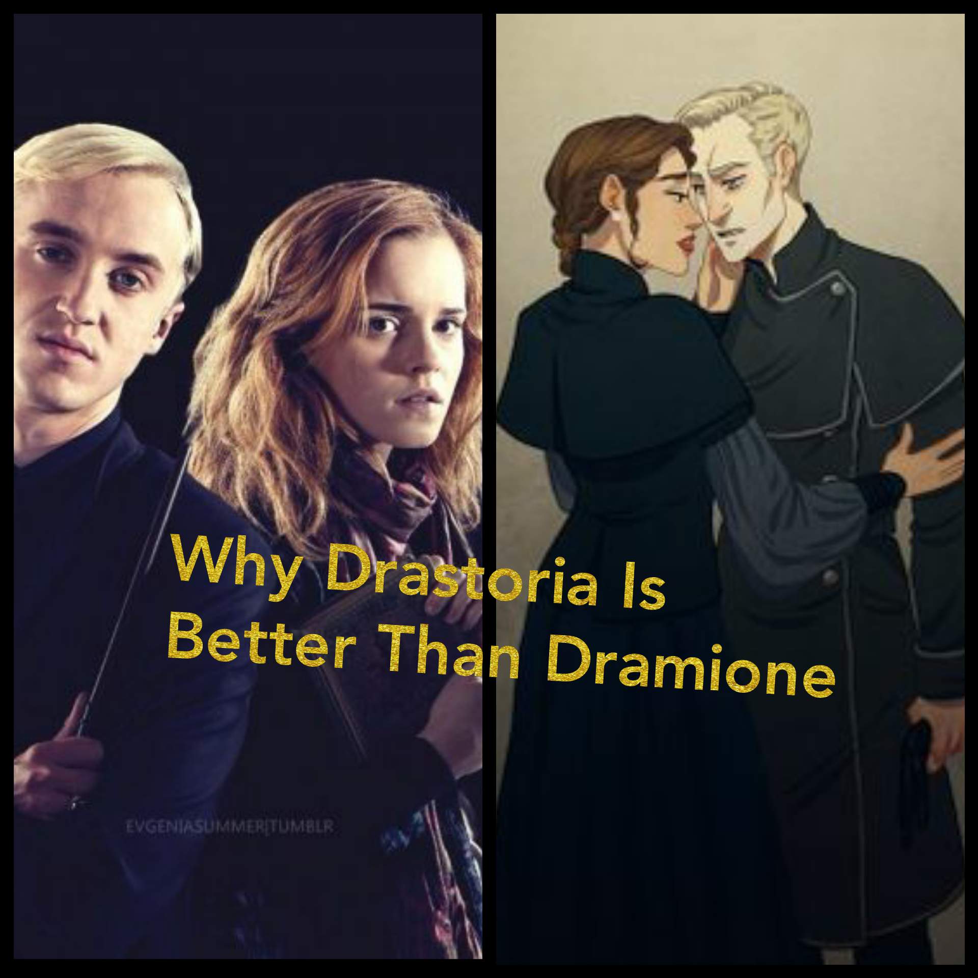 Drastoria is the canon ship of Draco and Astoria, while <b>Dramione</b> is the unc...