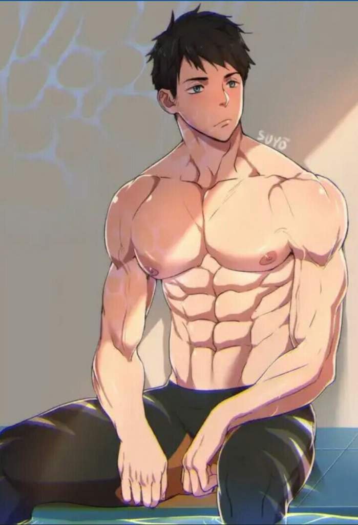 Anime male nude
