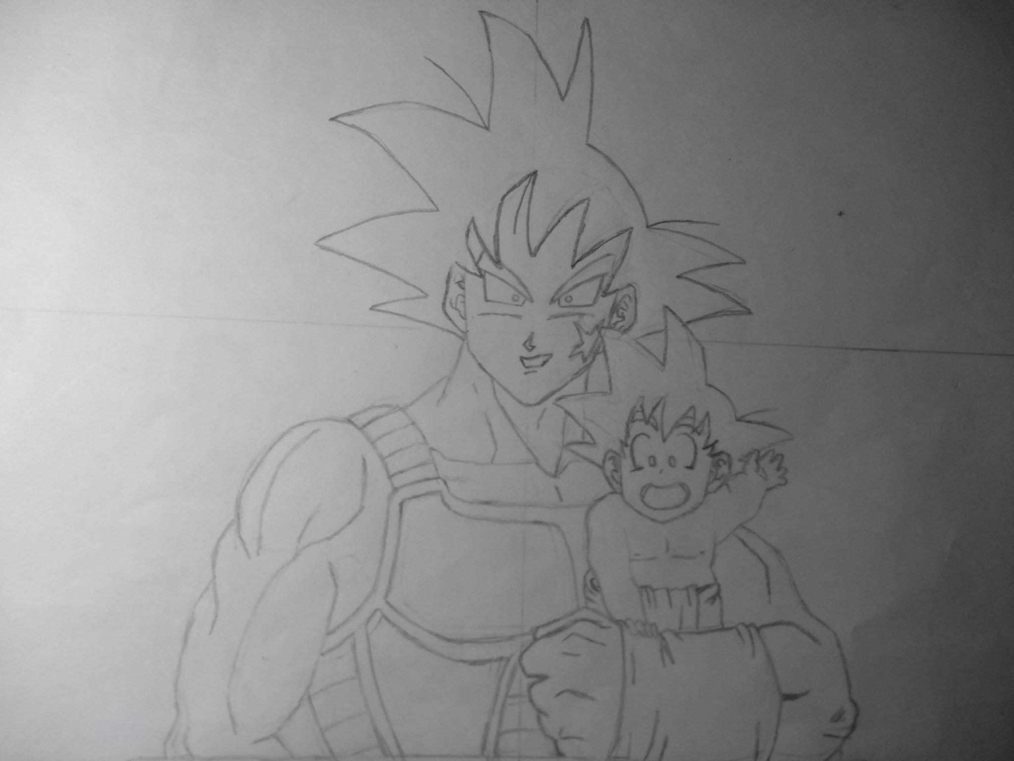 Bardock Y Goku Bebe 