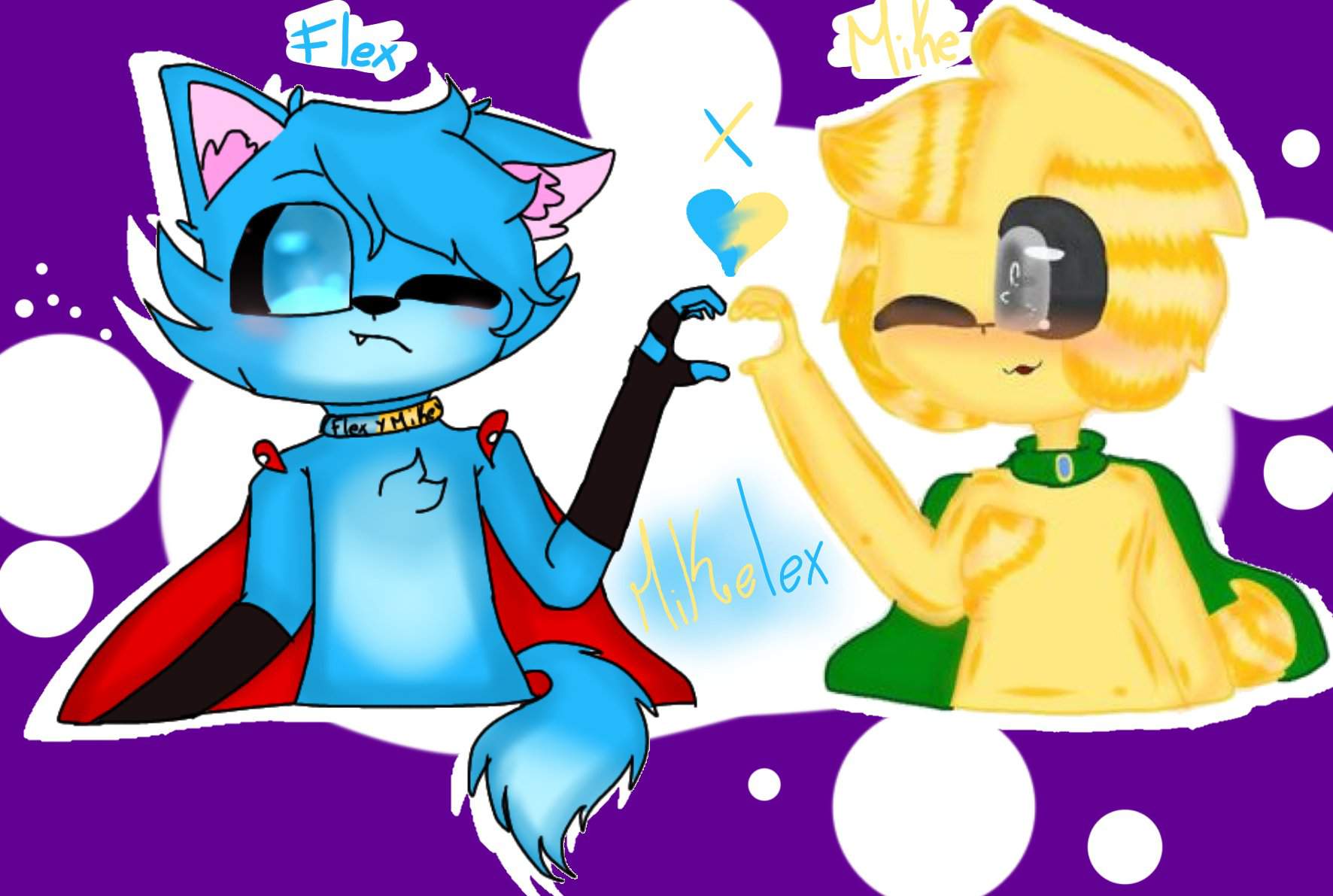 Un Dibujo Estilo Collab Uwu..mikelex Washo >:³ 