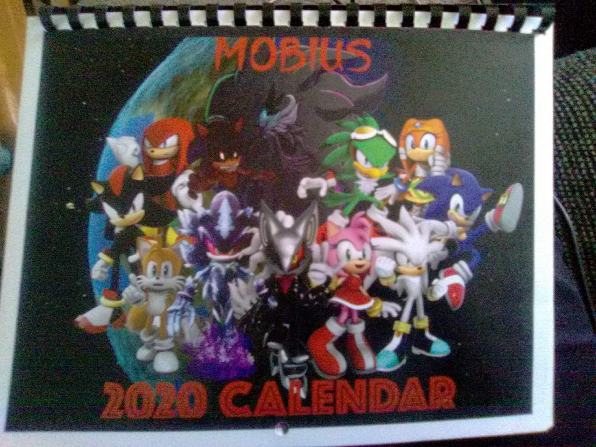 Mobius 2020 Calendar Sonic the Hedgehog! Amino