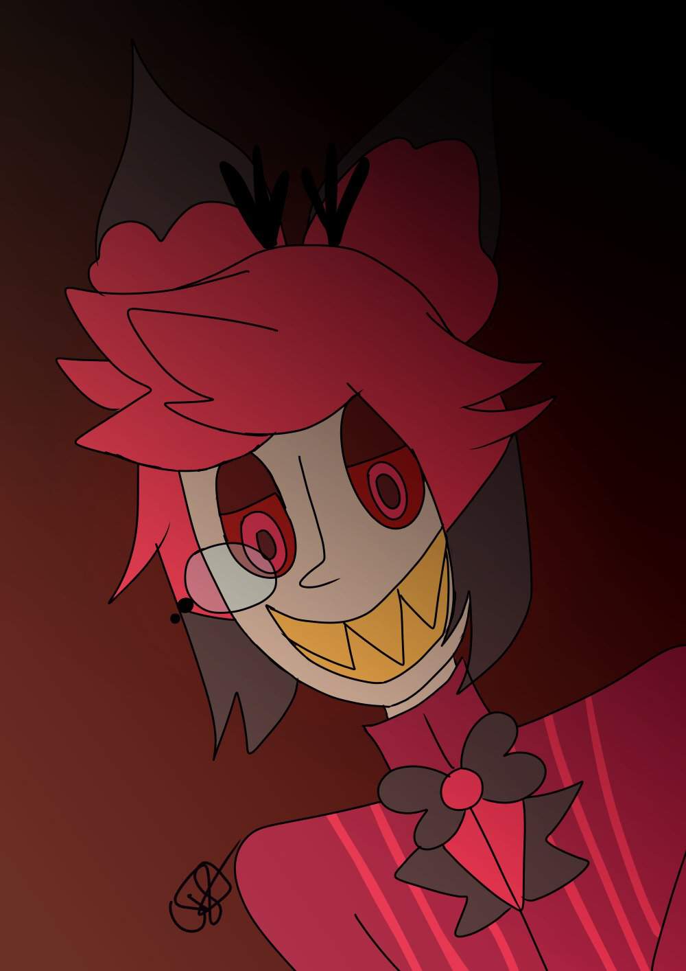 Alastor Drawing Hazbin Hotel Official Amino