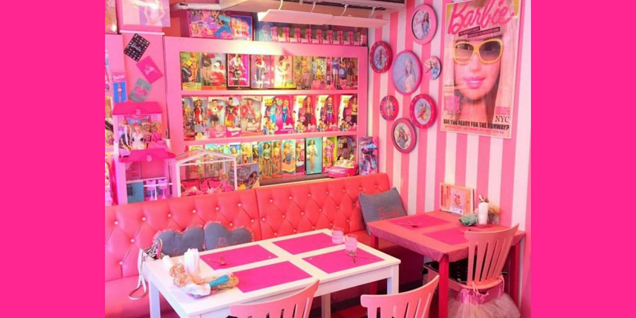 barbie cafe