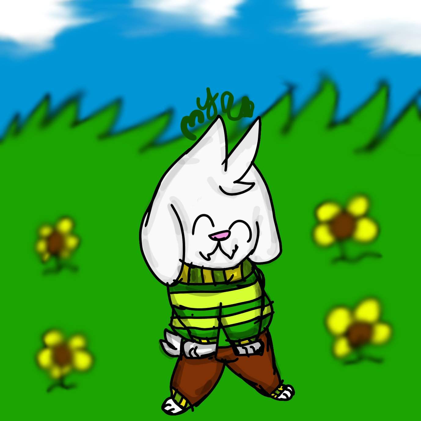 Cute Asriel Important Message Too Undertale Amino