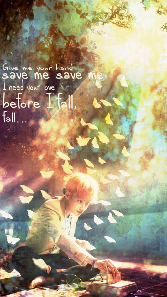 Bts Taehyung Save Me Lyric Wallpaper Army S Amino