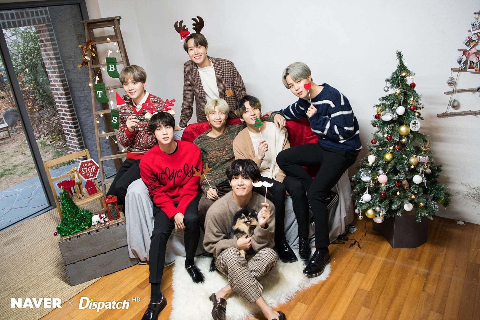 NAVER DISPATCH RELEASES ALL NEW BTS PHOTOS & VIDEOS FOR CHRISTMAS | BTS