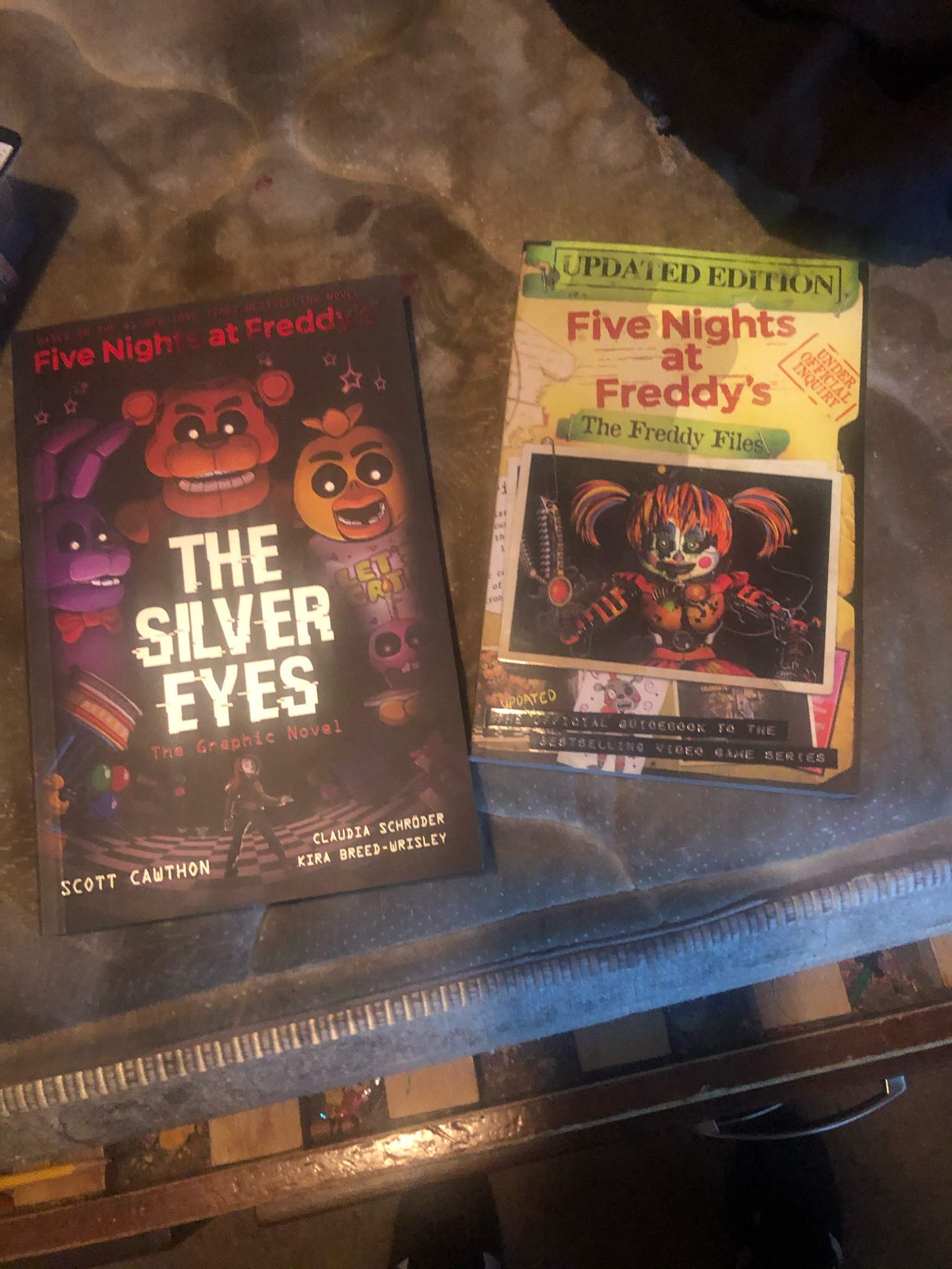 My new fnaf books Five Nights At Freddy's Amino