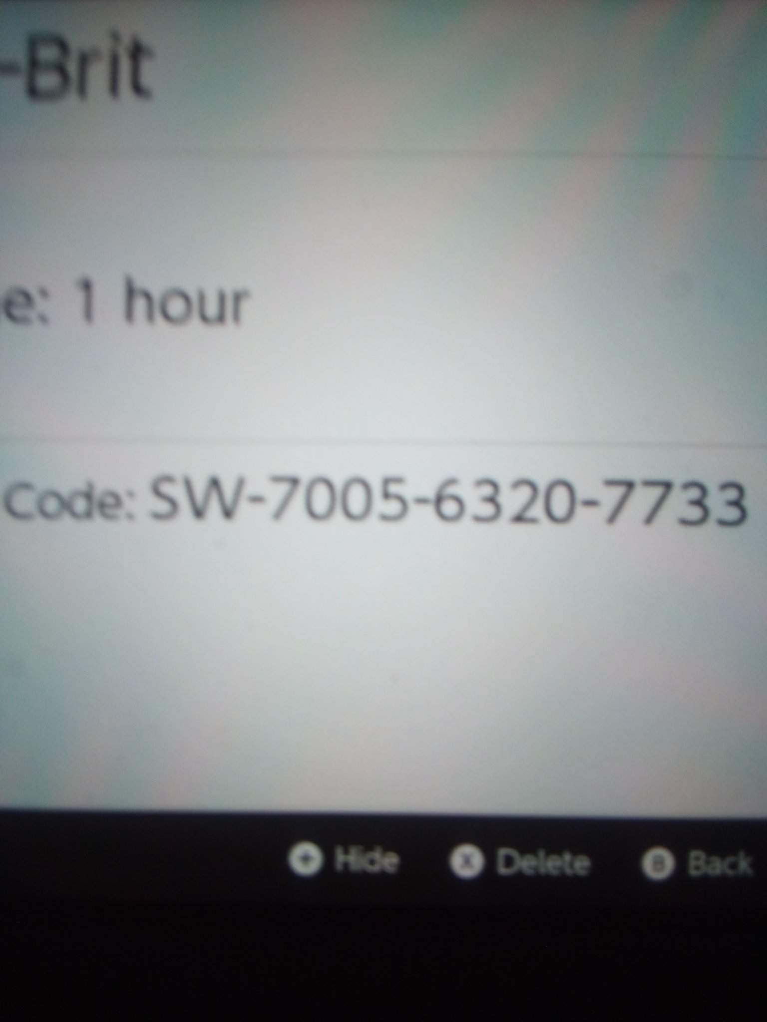 minecraft switch code