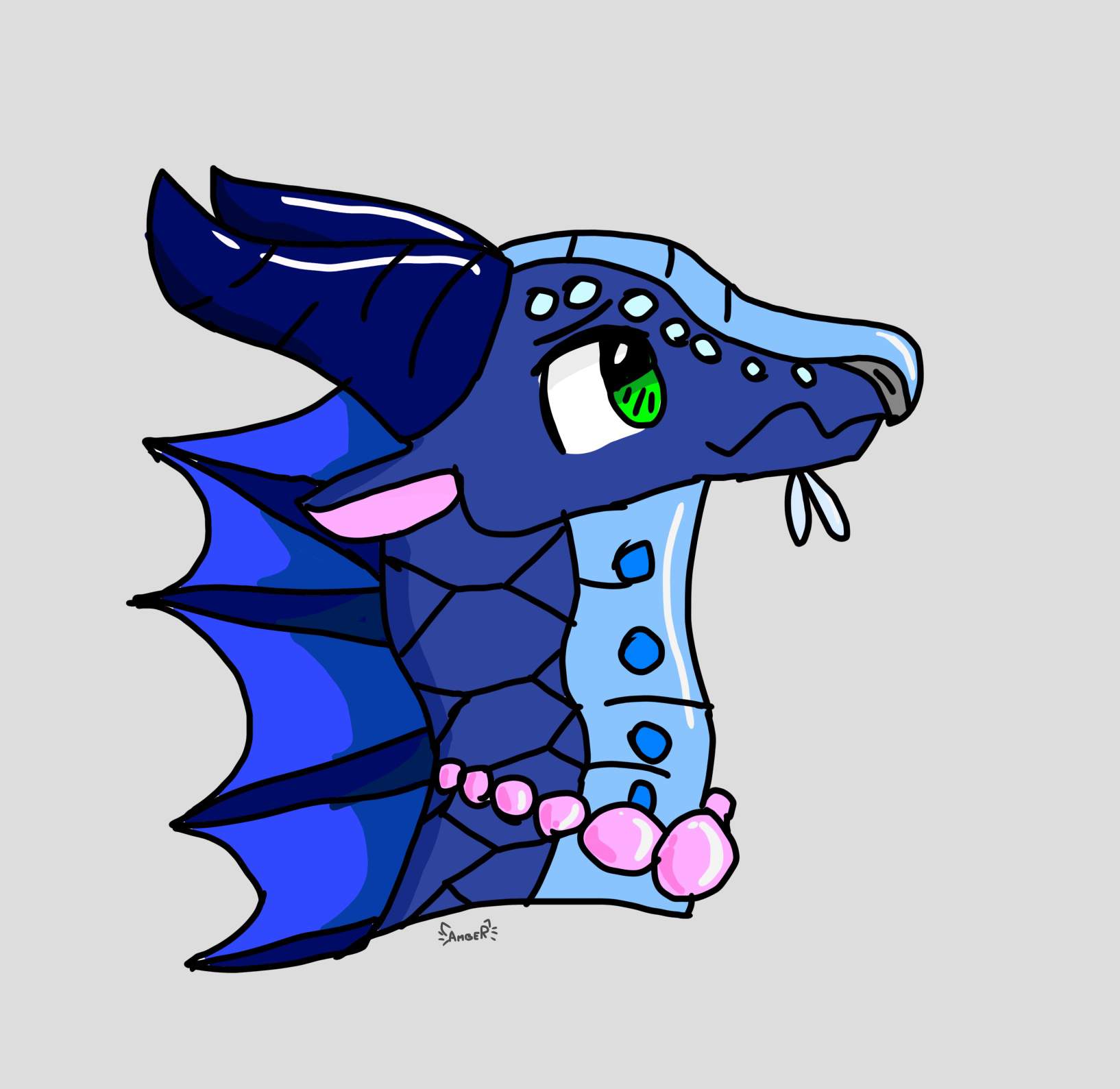 Fanart For Hurricane Seawing Wings Of Fire Amino