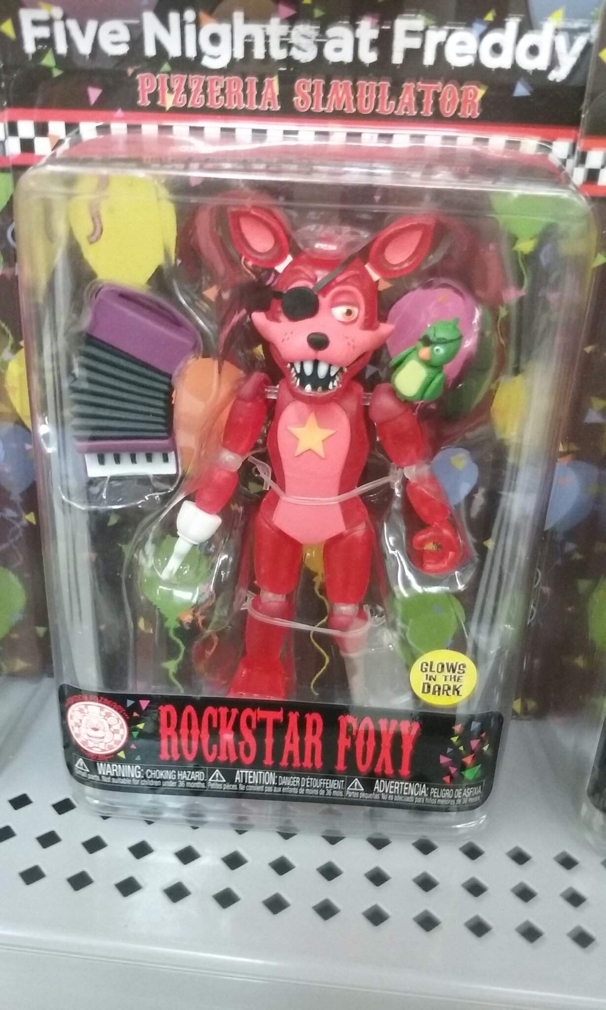 glow in the dark rockstar foxy