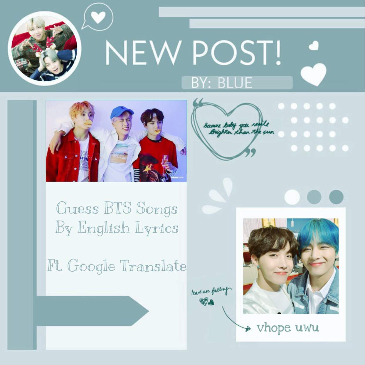 tøjlerne delikatesse Råd Guess BTS Songs by English Lyrics ft. Google Translate | ARMY's Amino