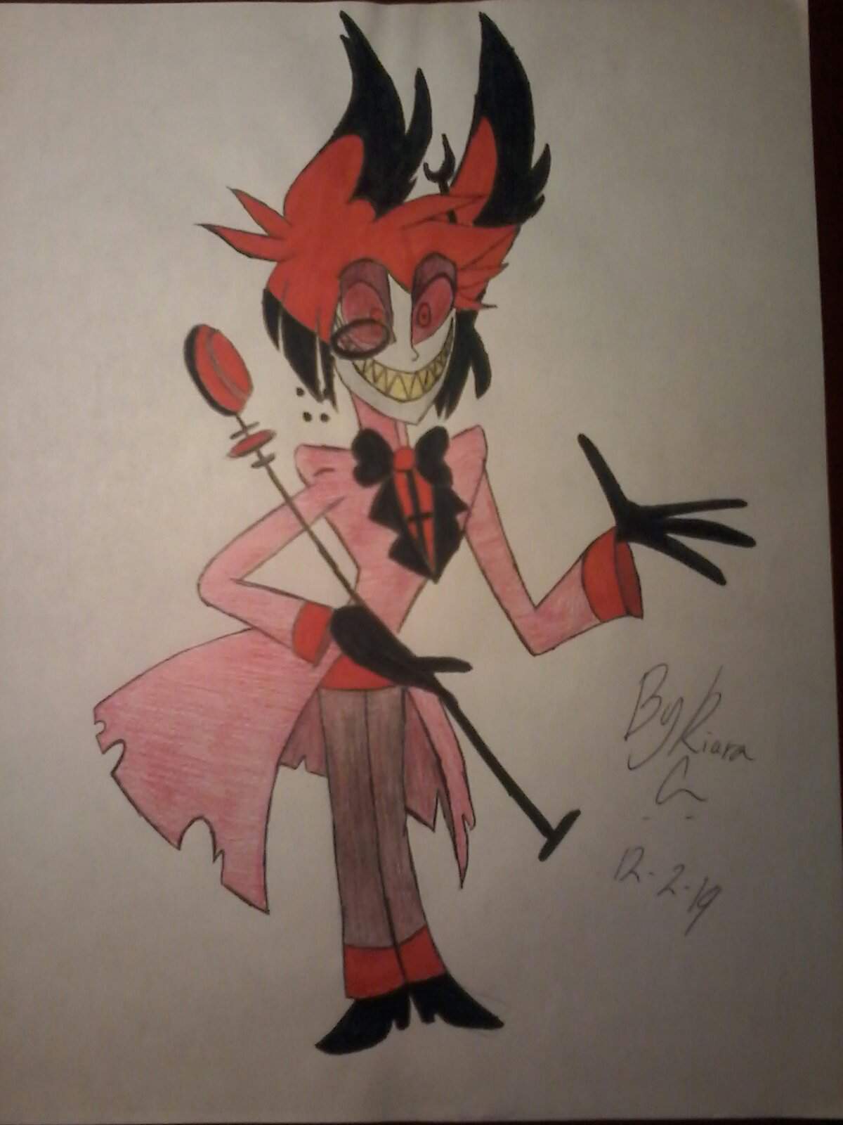 My Alastor Drawing Hazbin Hotel Official Amino