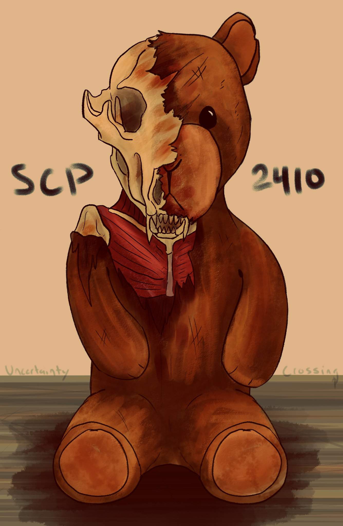Did a real quick drawing of SCP-2410 http://www.scp-wiki.net/scp-2410 as a ...